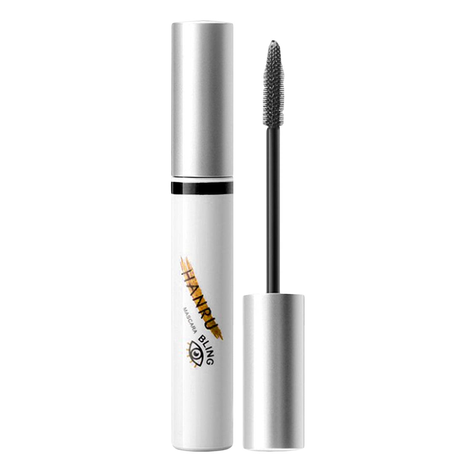 Colorful Silk Fiber Lash Mascara - Quick-Drying Waterproof Eyelash Extension Mascara in Blue Black | Long-lasting, Smudge-proof Eye Makeup with Eyelash Primer | Perfect for Daily Wear, Night Out, and Special Occasions