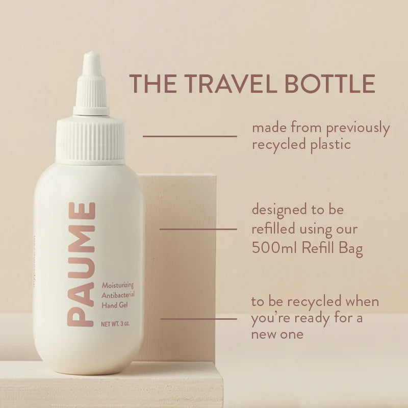 Antibacterial Hand Sanitizer Gel - 70% Alcohol, Moisturizing & Quick-Drying - Travel Size for On-the-Go Hygiene, Office, Gym & School Use