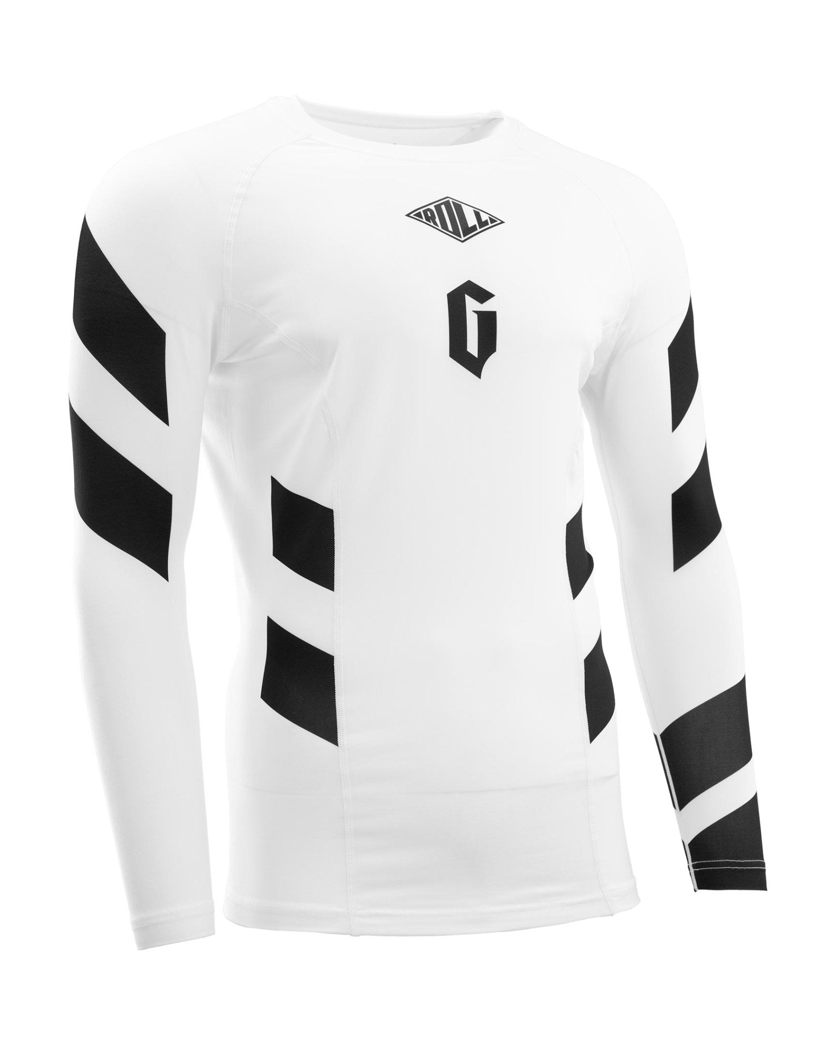 Men's Long Sleeve Pro Ranked Rash Guard - UPF 50+ Sun Protection for Surfing, MMA & Water Sports