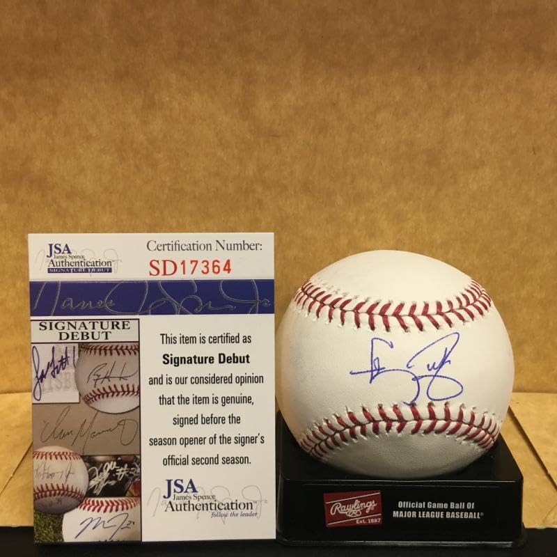 Carson Fulmer Chicago White Sox Autographed Baseball - JSA Certified SD17364 - Signed MLB Debut Memorabilia - Perfect for Collectors, Fans, and Sports Decor