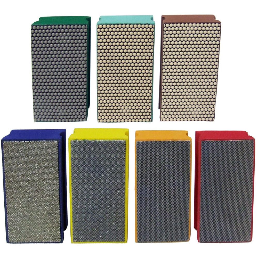 Alpha Diamond Hand Polishing Pad - 500 Grit Sanding Disc for Stone, Concrete & Tile - Perfect for Countertops, Floors & DIY Home Renovation Projects