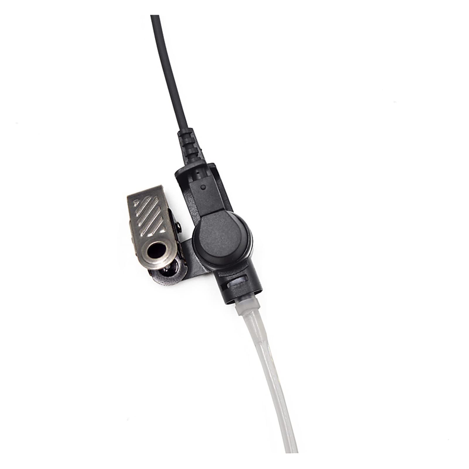 ARSMI 5Pcs 2 Pin Earpiece Headset for Baofeng Walkie Talkie - Compatible with UV-5RE Plus, GT-3, GT-3TP, UV-B5, BF-F8+ Two Way Radios - Long PTT Headphones for Security, Construction & Outdoor Communication