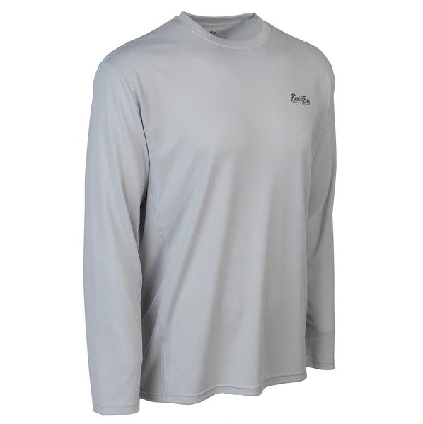 Blood Guard Men's Long Sleeve Performance Shirt - Moisture Wicking, UV Protection & Breathable Workout Top for Running, Hiking & Outdoor Activities