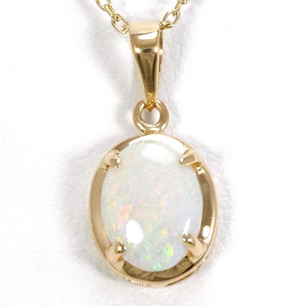 14K Yellow Gold Opal Necklace for Women - Dainty Opal Pendant Jewelry Gift for Birthday, Anniversary & Valentine's Day | Elegant Everyday & Special Occasion Wear