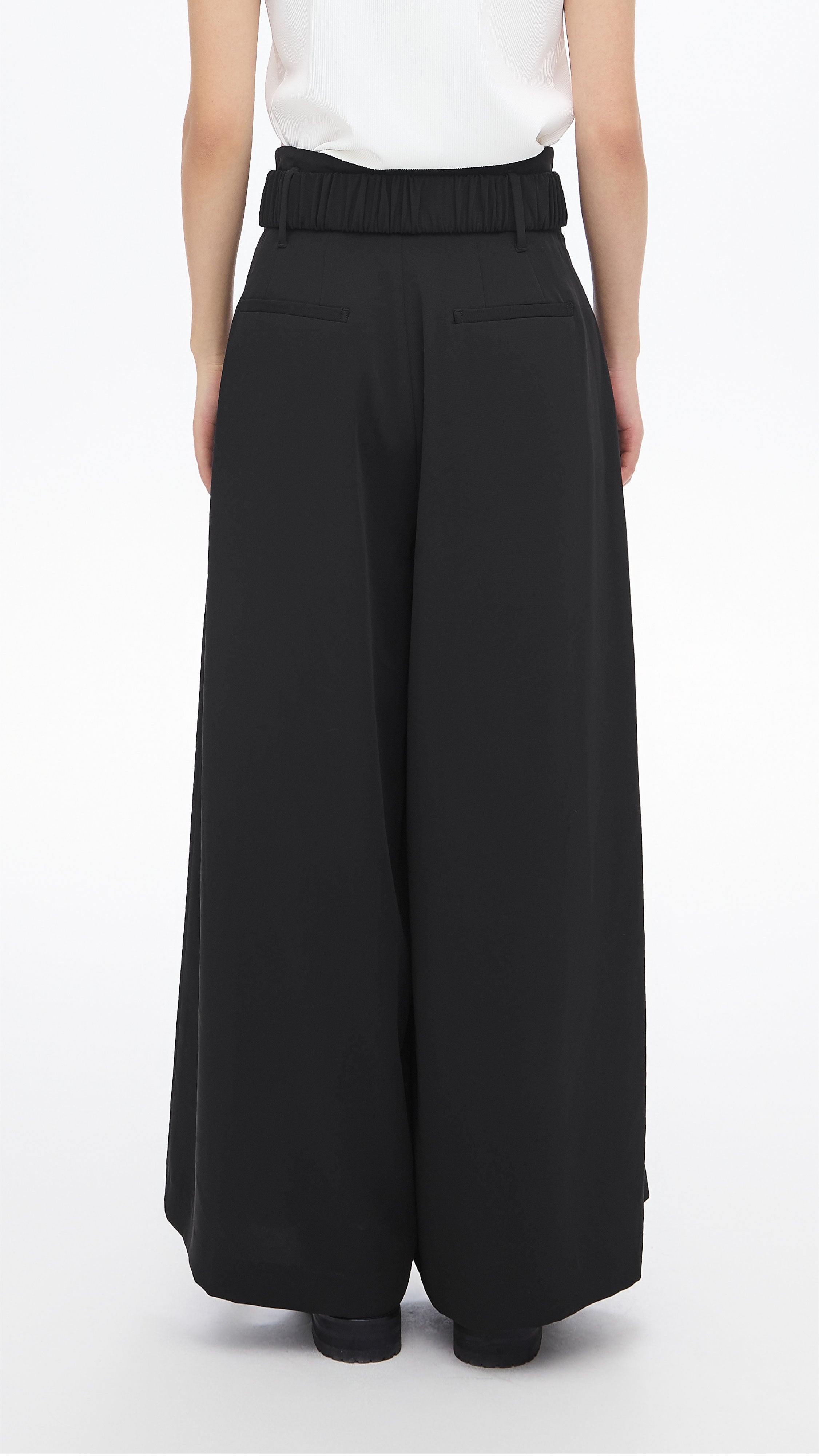 High Waist Wide Leg Pants for Women - Stretchy Comfortable Trousers with Pockets | Office, Casual & Travel Outfit | Plus Size Available