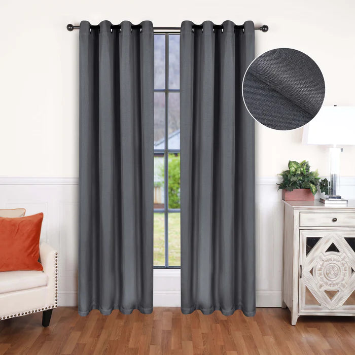 Premium Blackout Curtains for Bedroom - Linen Washable Room Darkening Window Drapes Panel Set (2 Panels) - Noise Reducing & Thermal Insulated for Better Sleep & Home Decor