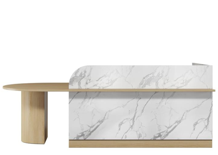 Modern Odyssey Reception Desk - Elegant Office Furniture for Hotels, Corporate Lobbies & Business Centers - Perfect for Professional Workspaces & Commercial Interiors