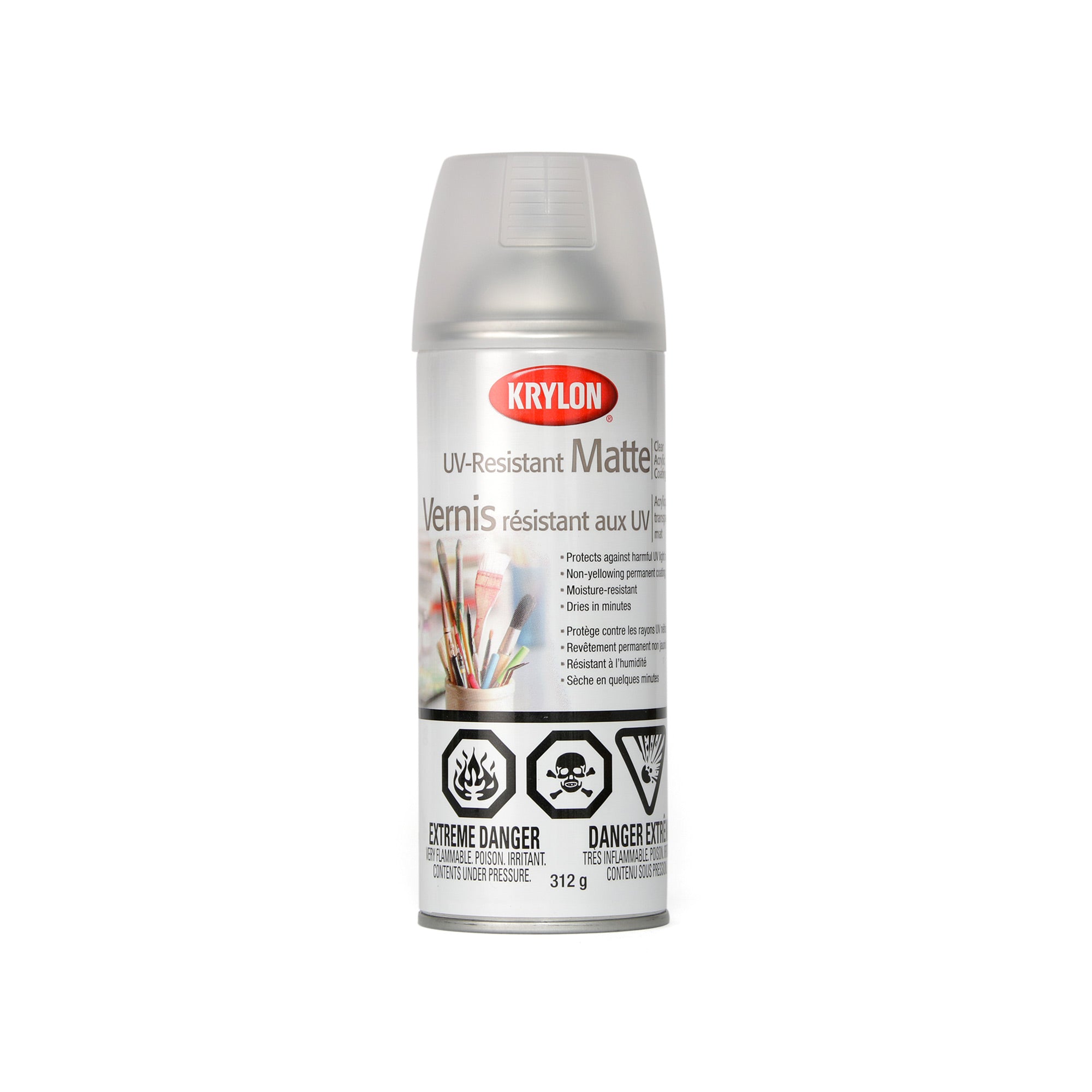 Anti UV Clear Coat Matte Finish - 311g for Automotive & DIY Projects - Protects Against Sun Damage & Scratches