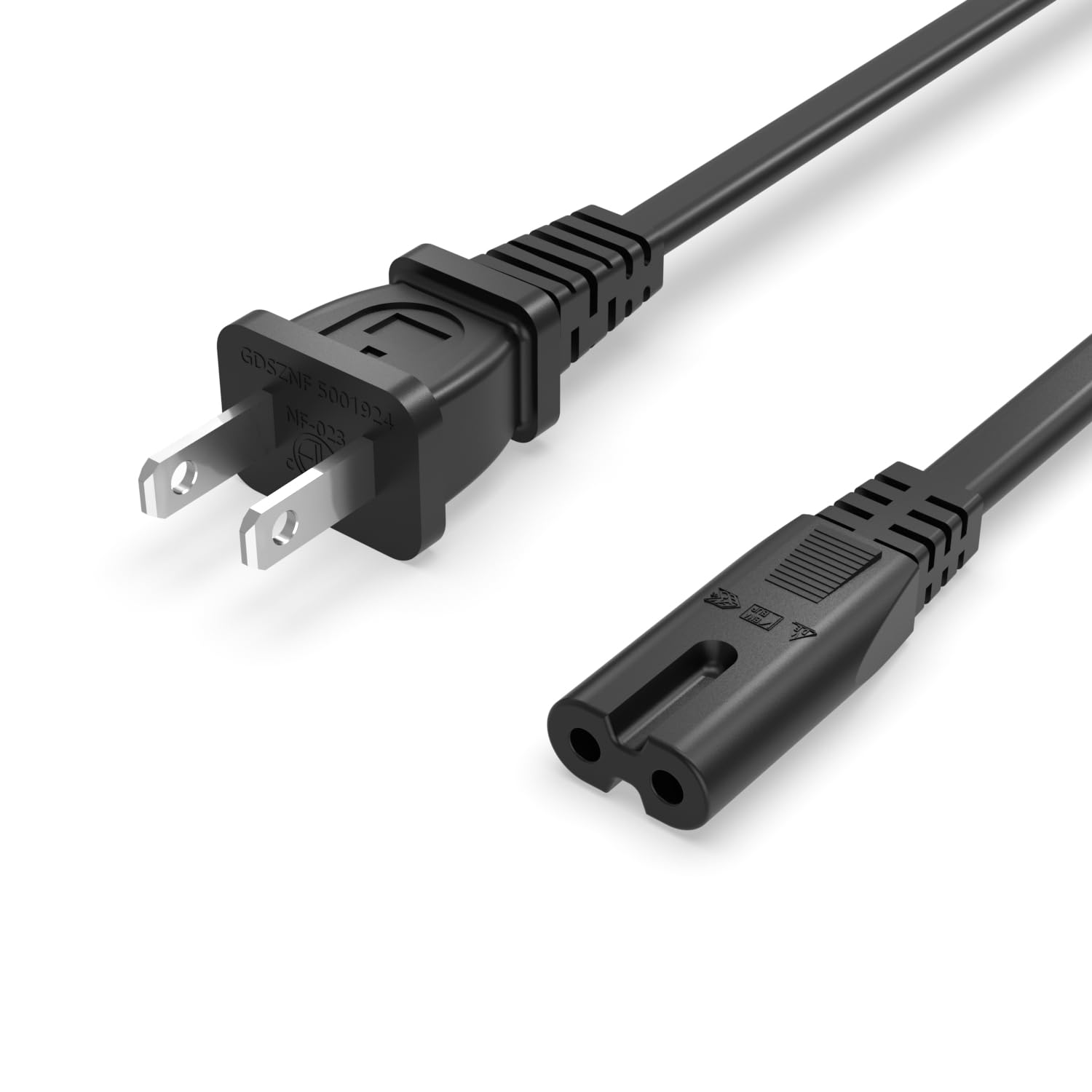 5Ft Printer Power Cord Replacement for HP OfficeJet Pro/Envy/DeskJet Series Printers - ETL Listed AC Power Cable for Home & Office Use