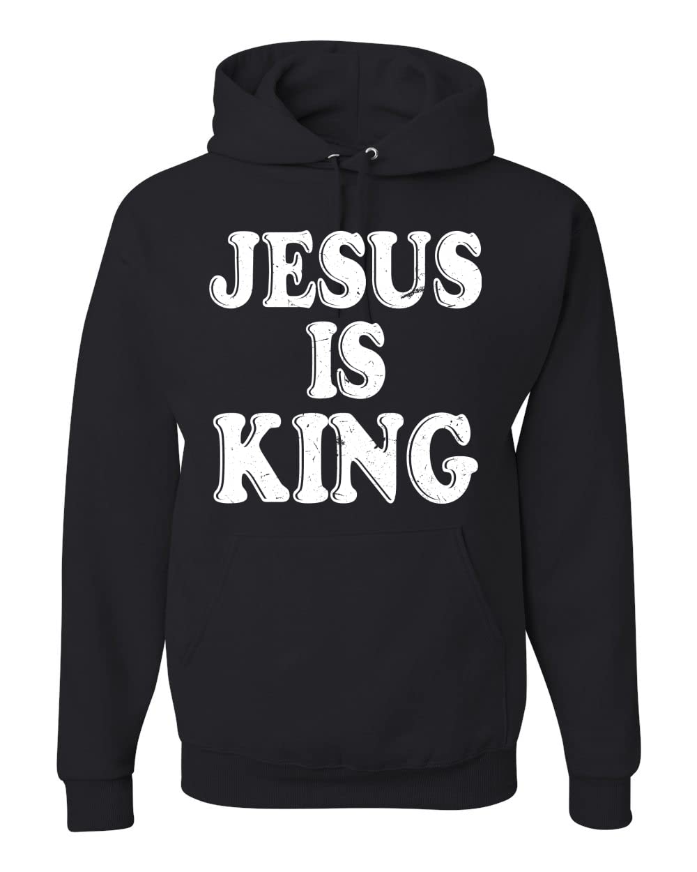 Jesus King Bible Hoodie - Christian Unisex Sweatshirt for Worship & Faith