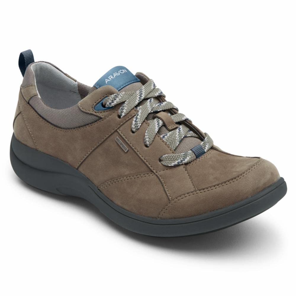 Aravon RS WP Tie Women's Waterproof Oxford Shoes - Comfortable & Stylish for Work, Travel & Outdoor Activities