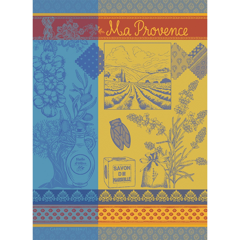 Ma Provence Premium Cotton Curry Kitchen Towels - Absorbent & Durable Dish Cloths for Cooking, Baking & Cleaning - Perfect for Indian Cuisine, Spicy Food Prep & Home Decor