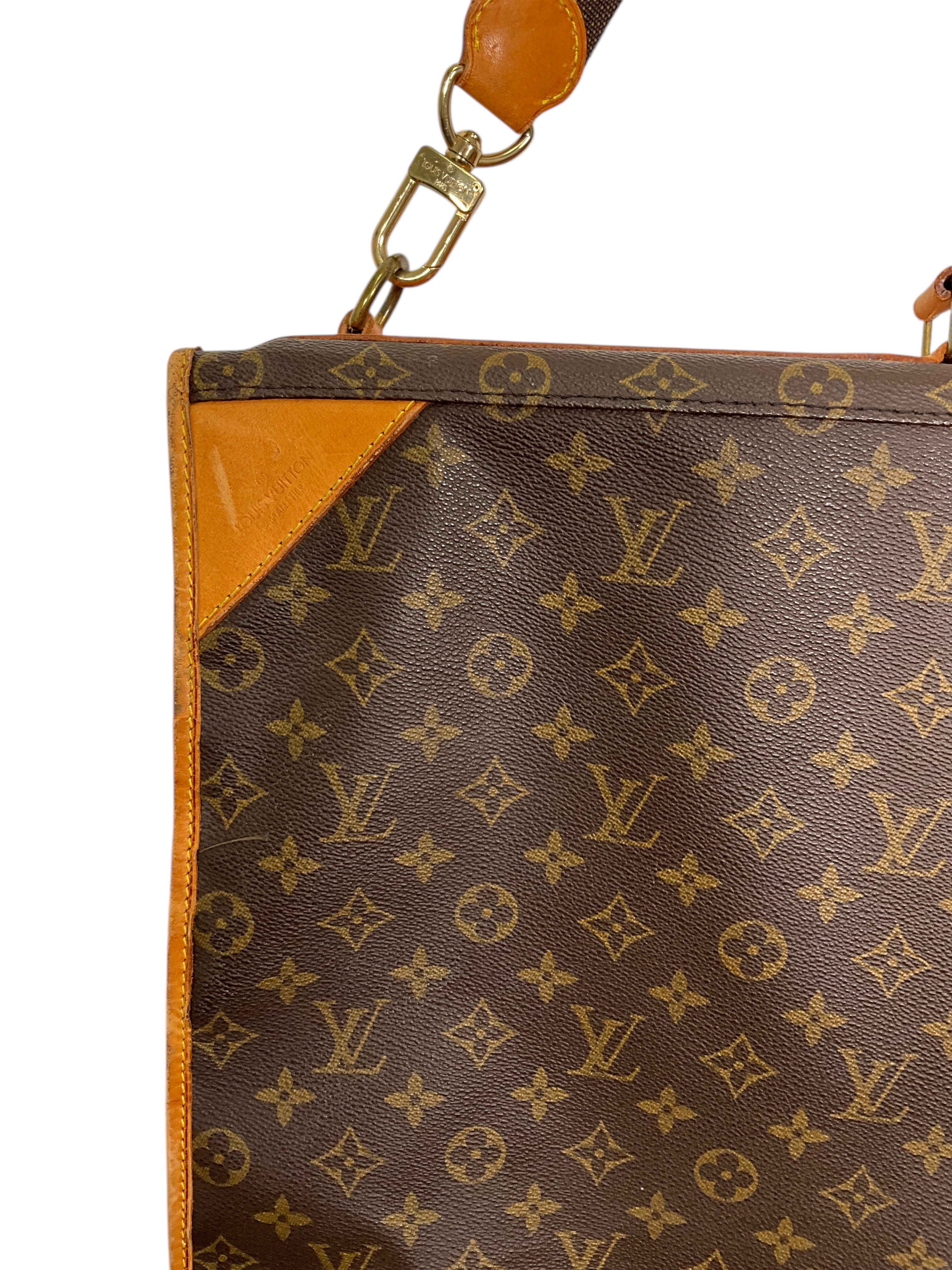 Authentic Louis Vuitton Monogram Canvas Garment Travel Bag - Luxury Weekender Duffle for Business Trips & Vacation Packing