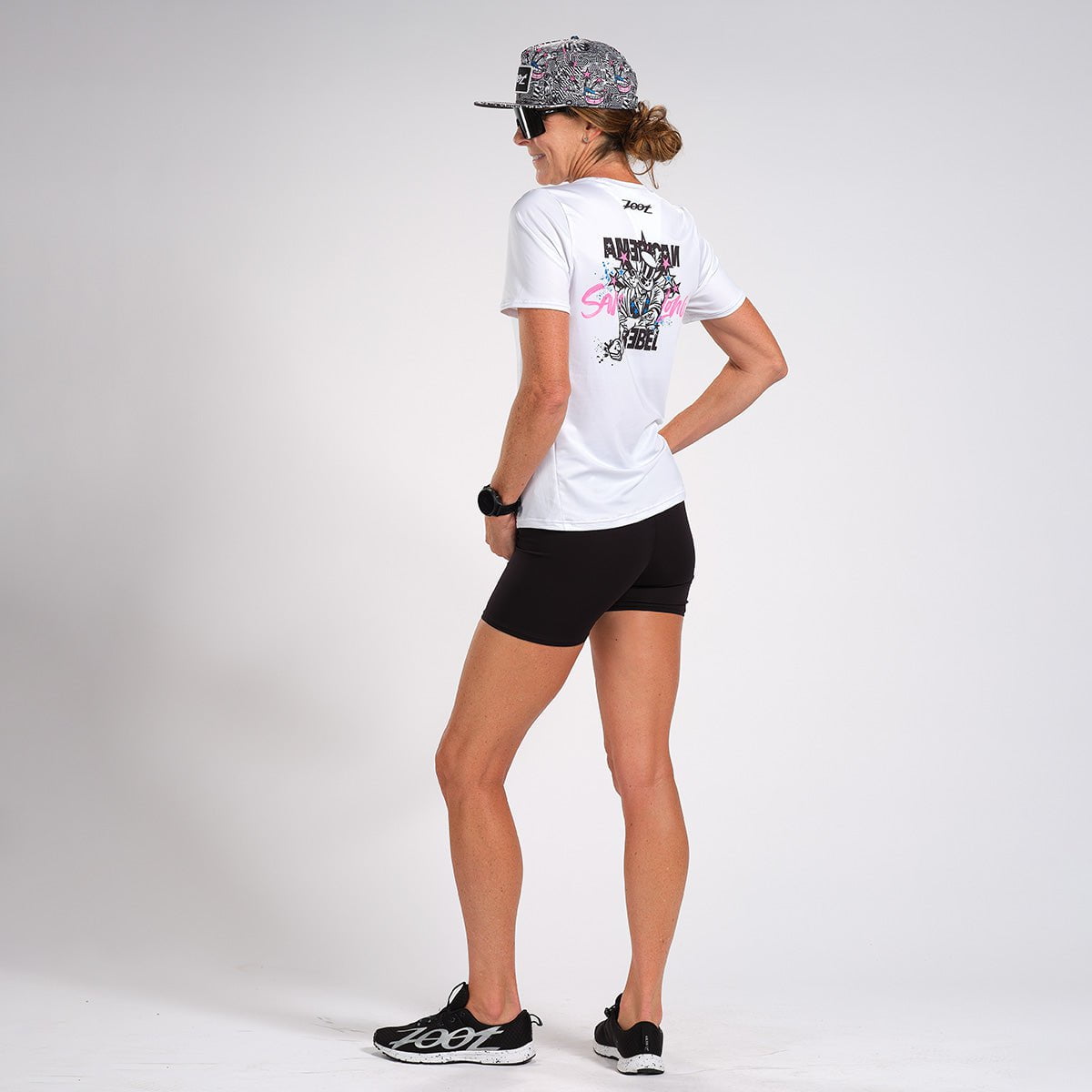 Women's Limited Run Rebel Graphic T-Shirt - Soft Cotton White Tee for Casual Wear, Street Style & Everyday Outfits