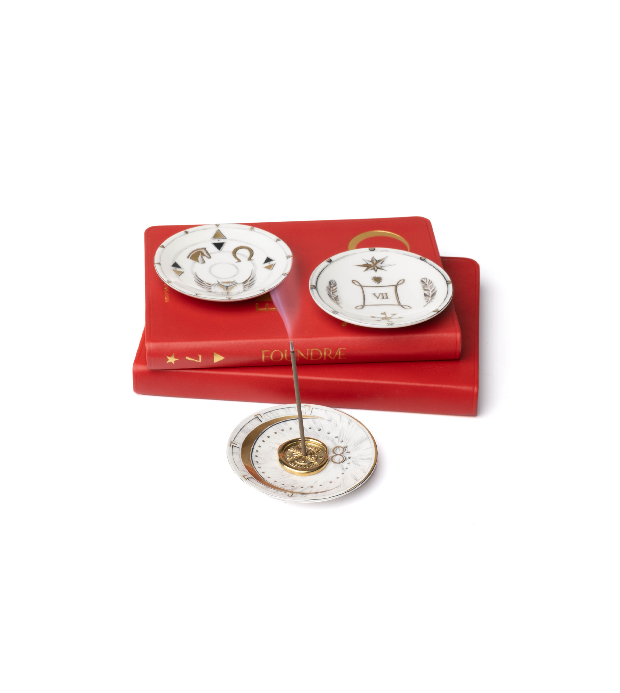 Karma Miniature Plate - Small Decorative Ceramic Plate for Home Decor, Gift Giving & Table Setting | Perfect for Displaying Trinkets, Jewelry & Candles