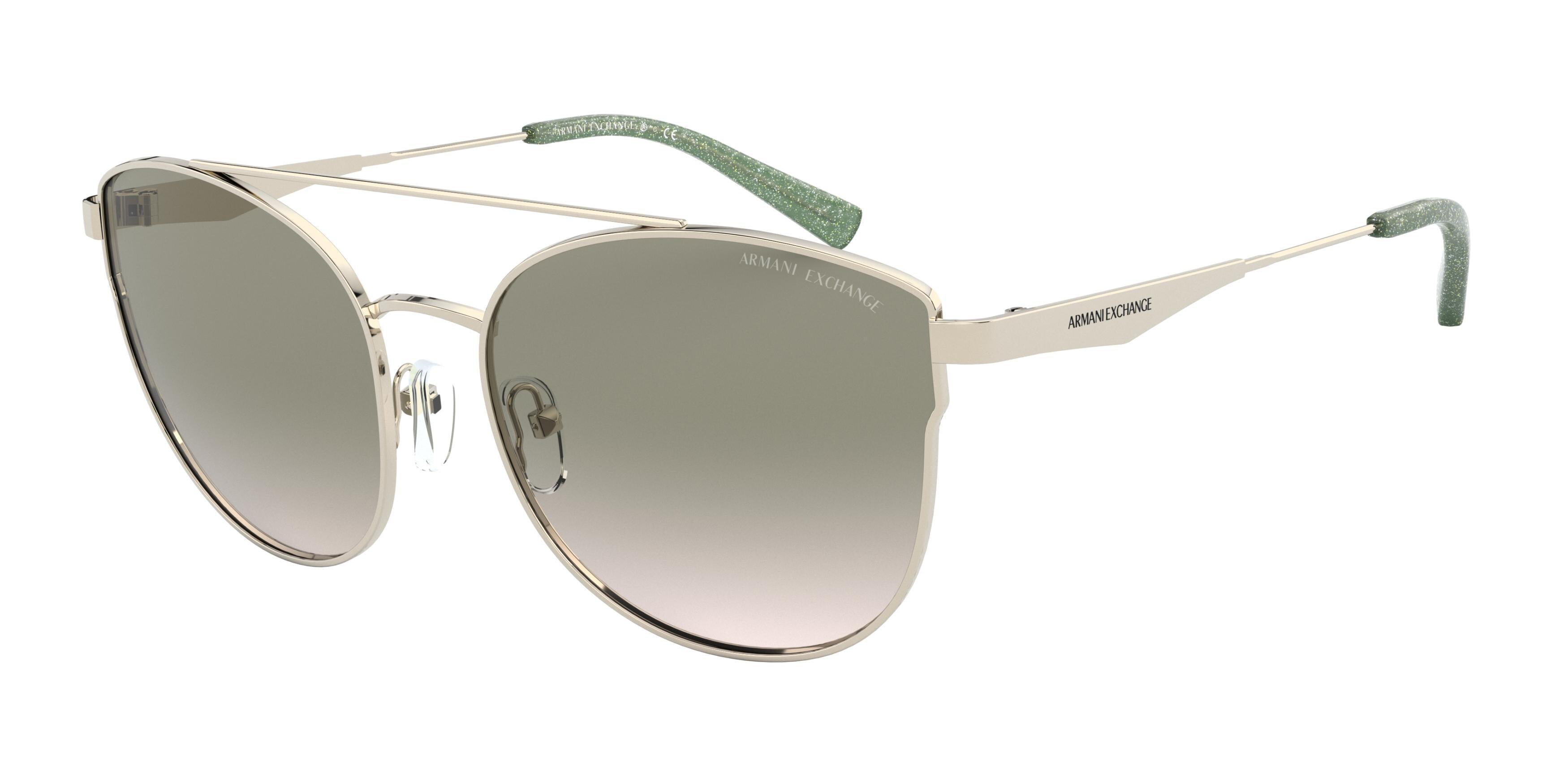 Armani Exchange 2032S Polarized Sunglasses for Men & Women - UV Protection, Fashionable Aviator Style - Perfect for Driving, Beach & Outdoor Activities