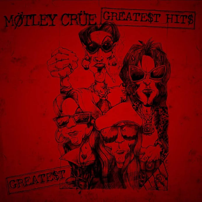Motley Crue Greatest Hits Double Vinyl LP - Classic Rock Music Collection for Vinyl Enthusiasts & Home Listening