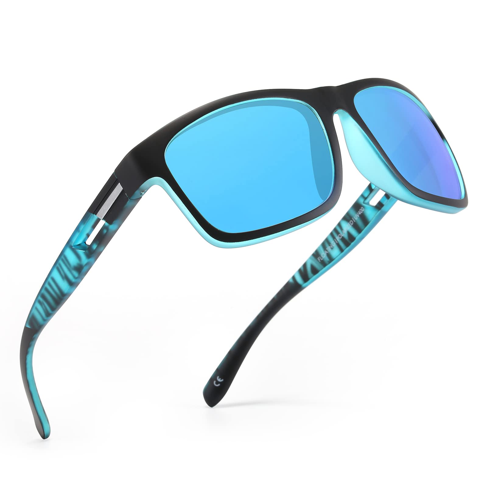 **MALIDAK Floating Sunglasses for Men – Polarized TPX Lens, UV Protection, Lightweight & Unisex Design – Perfect for Boating, Fishing, and Outdoor Activities**