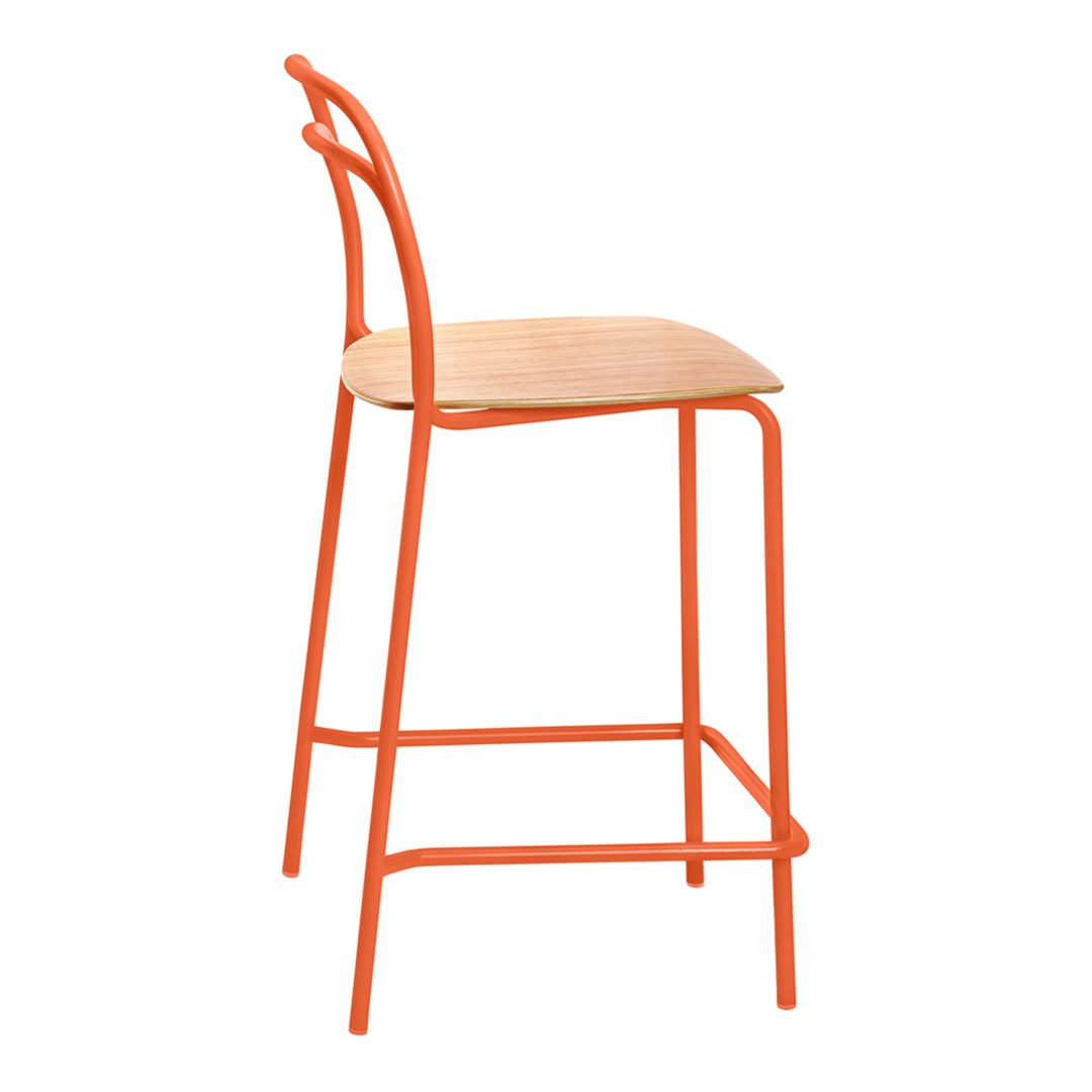 Catty Counter Stool - Stackable Bar Stools for Kitchen Island, Breakfast Nook & Home Decor | Modern Durable Design for Indoor Use