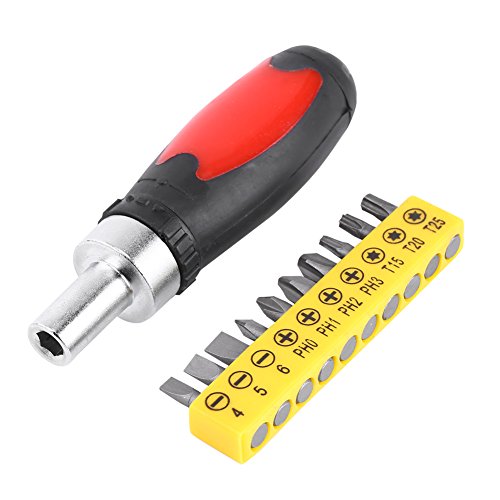 Durable Iron PVC Screwdriver Set - Manual Screwdriver Kit for Home Repair & DIY Projects | Perfect for Furniture Assembly, Electronics Repair & Hardware Installation