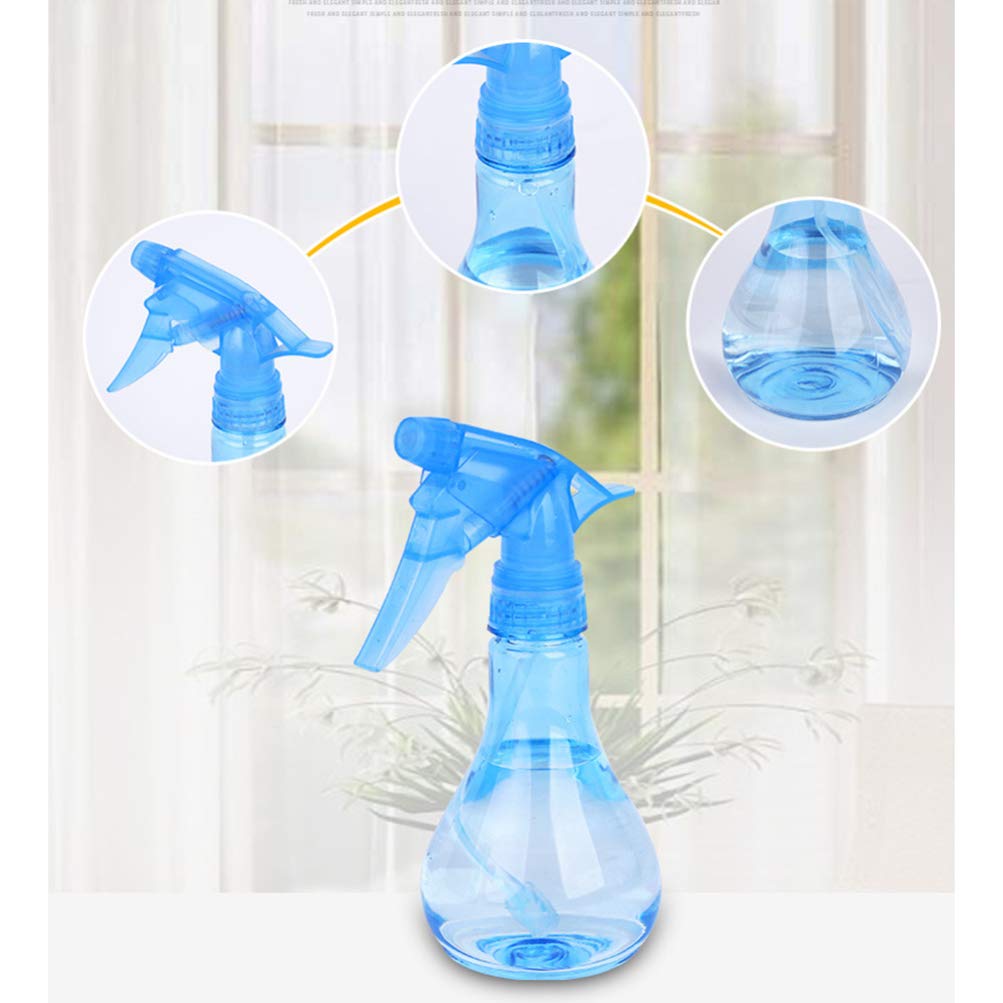 Minkissy 3-Pack Hydrating Spray Bottles - Portable Empty Plastic Mist Bottles for Hair, Face & Plants (Random Colors) | Travel, Salon & Home Use