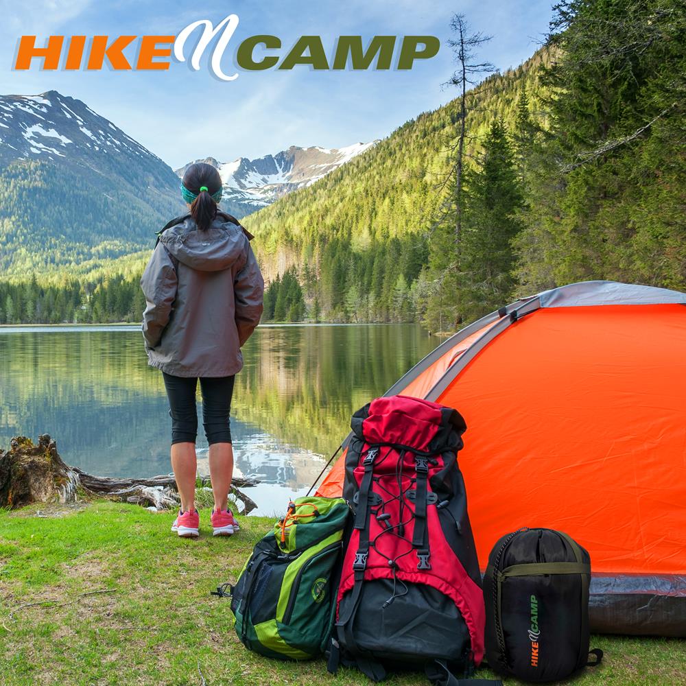 Double Sleeping Bag for Camping & Backpacking - Warm & Waterproof for Couples & Outdoor Adventures