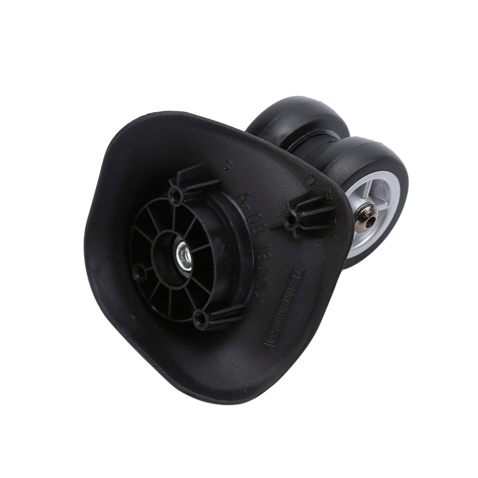Alomejor 2-Pack Suitcase Wheels Replacement for Luggage Trolley - Universal Left & Right Wheel Set - Perfect for Travel, Business Trips & Airport Use