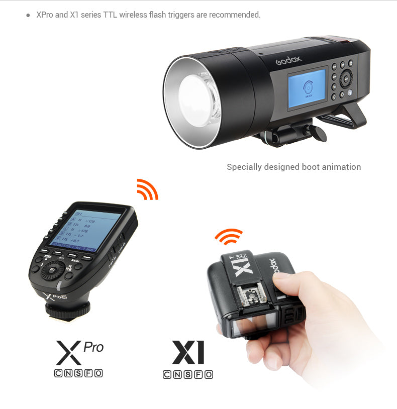 Godox AD400 Pro Witstro All-in-One Outdoor Flash | 400Ws Monolight Strobe with LED Modeling Light | Perfect for Portrait, Wedding, and Studio Photography | Durable & Portable for Outdoor Shoots