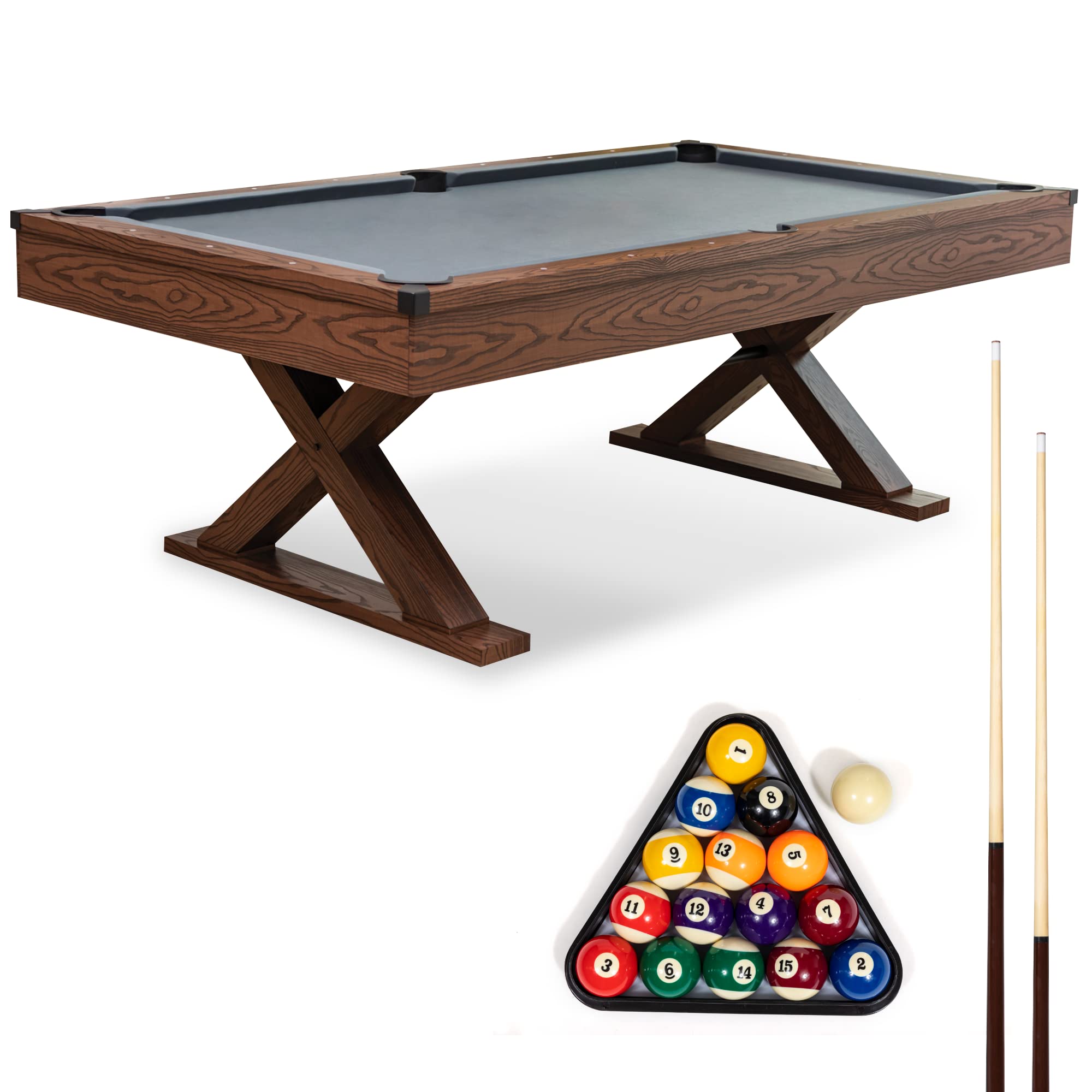EastPoint Sports Dunhill Bar-Size Billiard Pool Table - Premium 7ft Game Table for Home, Game Room, Basement, Man Cave & Garage | Perfect for Family Entertainment & Social Gatherings