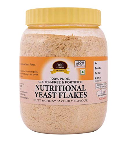 Organic Nutritional Yeast Flakes - 1kg (2.2lb) Vegan Cheese Substitute | High in Vitamin B12 & Protein | Perfect for Popcorn, Pasta & Salad Topping