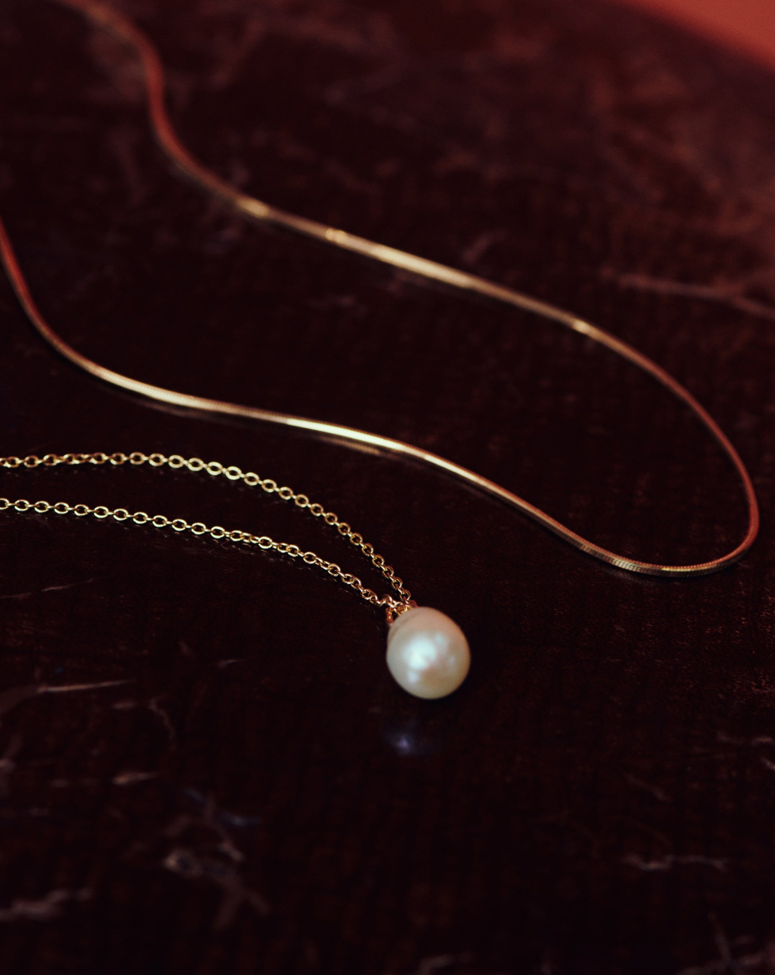 Elegant Baroque Pearl Pendant Necklace - Organic & Unique Jewelry for Women - Perfect for Weddings, Parties & Special Occasions