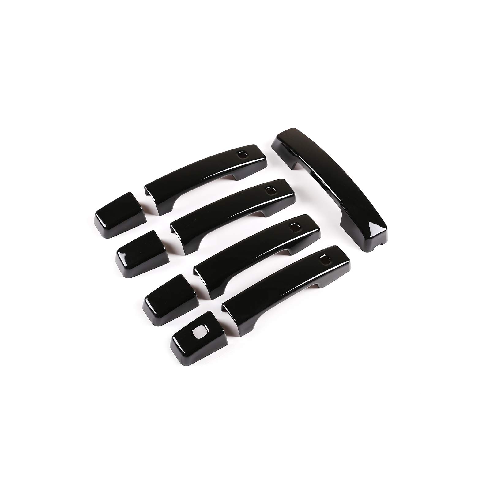 ABS Car Exterior Door Grab Handles Cover for Land Rover Defender 110 2020 - Black Protective Accessories for Off-Road & Urban Driving