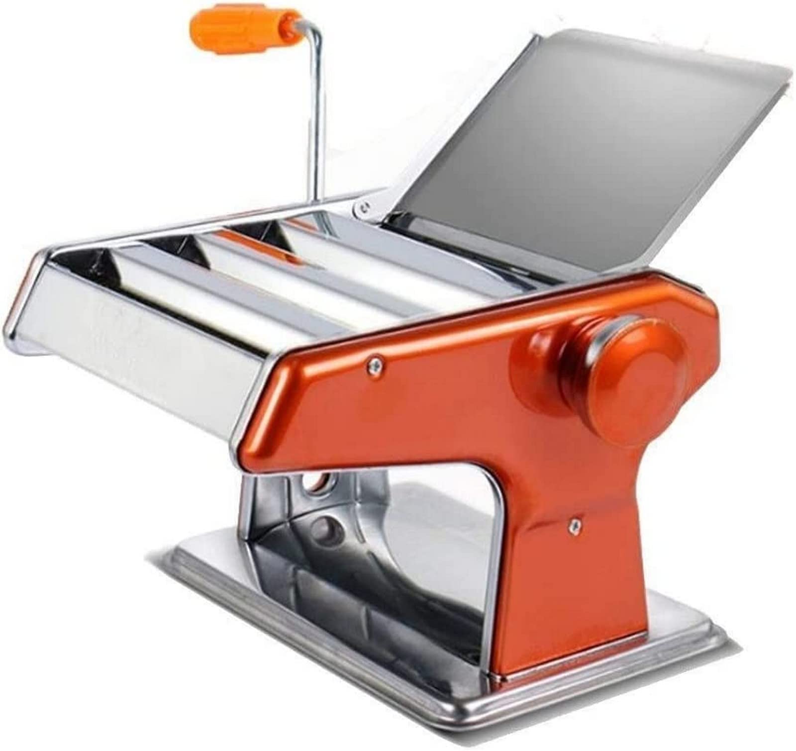 Premium Stainless Steel Hand Crank Pasta Maker Machine - Adjustable Thickness Noodle Maker for Homemade Spaghetti, Fettuccine & Lasagna | Perfect Kitchen Tool for Italian Cuisine & Family Cooking