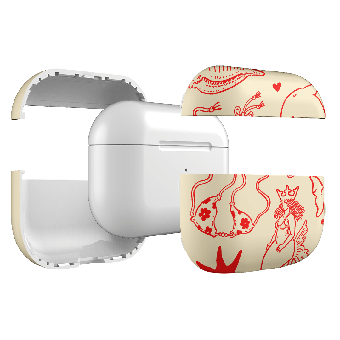 Spiced Cowboy Cream AirPods Pro Case - Premium Protective Cover for Apple AirPods Pro (2nd/1st Gen) | Shockproof & Scratch-Resistant | Perfect for Travel, Workouts & Outdoor Adventures