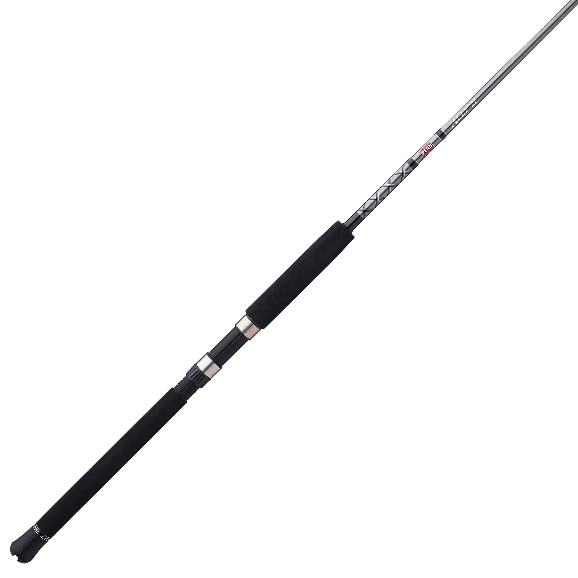 Ally™ II Spinning Boat Fishing Rod - Saltwater & Freshwater Fishing Pole for Offshore & Inshore Angling - Perfect for Trolling, Casting & Bottom Fishing from Boats, Docks & Shorelines