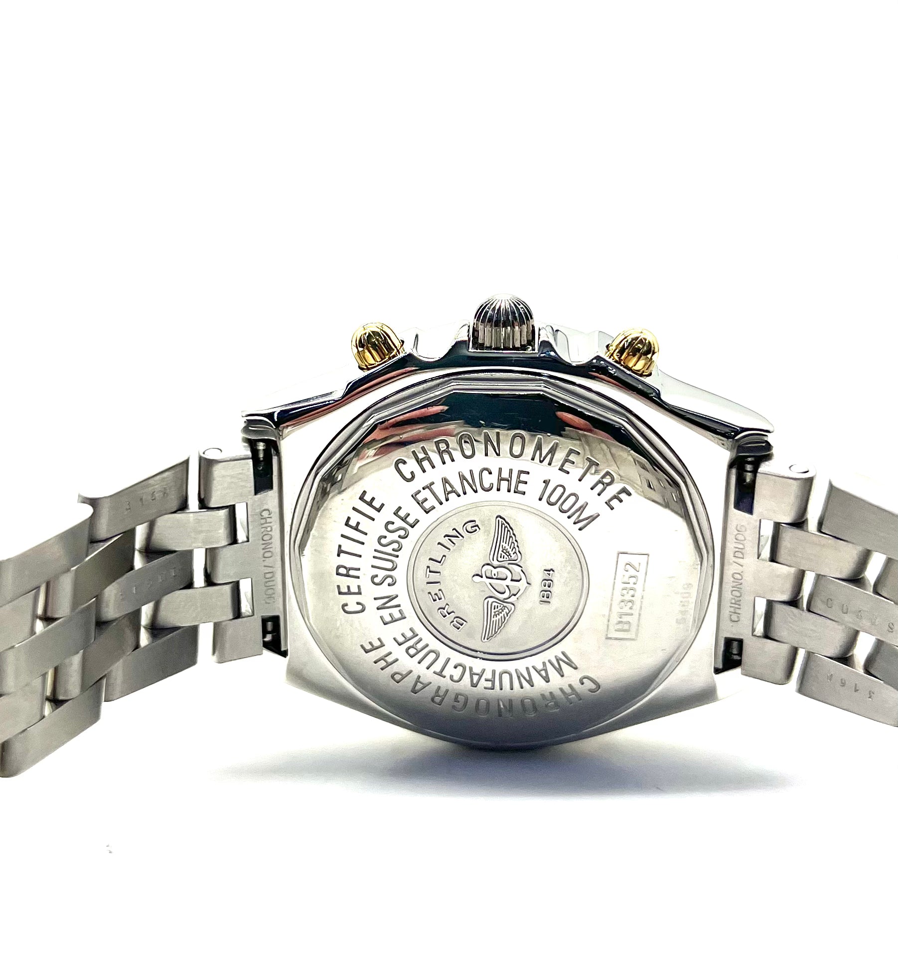 Breitling Mother of Pearl Dial Automatic Chronograph Watch for Women - Luxury Swiss Timepiece for Business, Formal Events & Special Occasions
