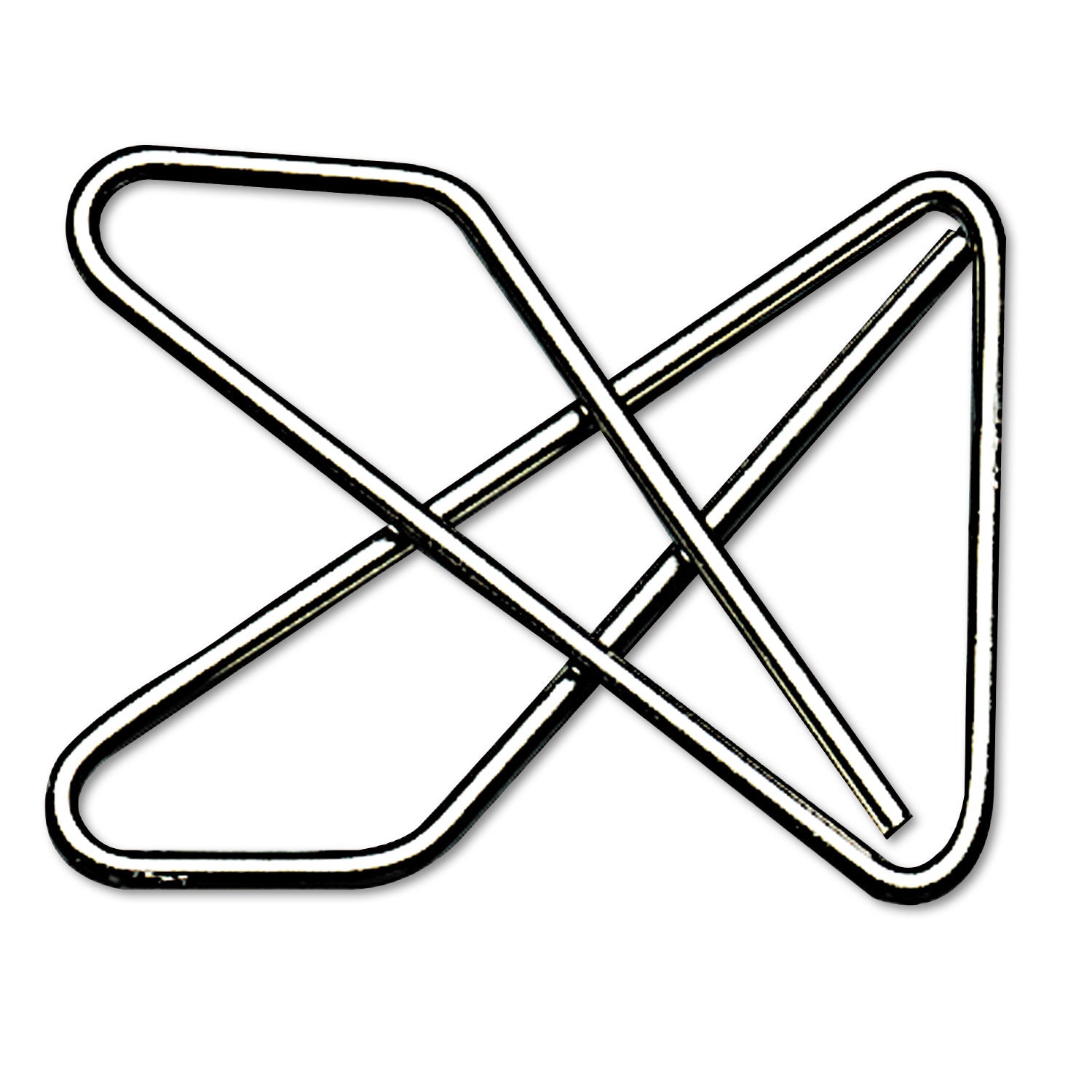 ACCO Ideal Clamps #2 - Smooth Silver Paper Clips, 50/Box - Perfect for Office, School & Home Organization