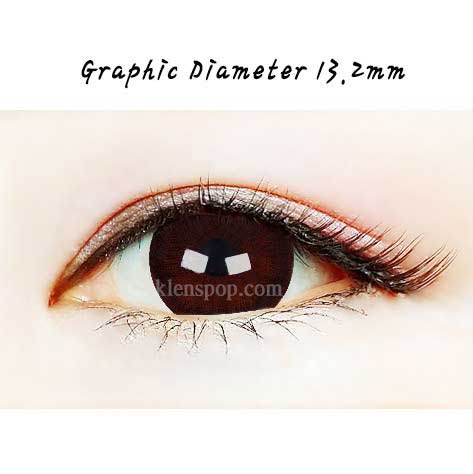 Clear Color CL 002 Brown Contact Lenses (2Pcs) - 6 Month Supply for Natural Eye Color Enhancement & Costume Looks - Perfect for Halloween, Cosplay, and Daily Wear
