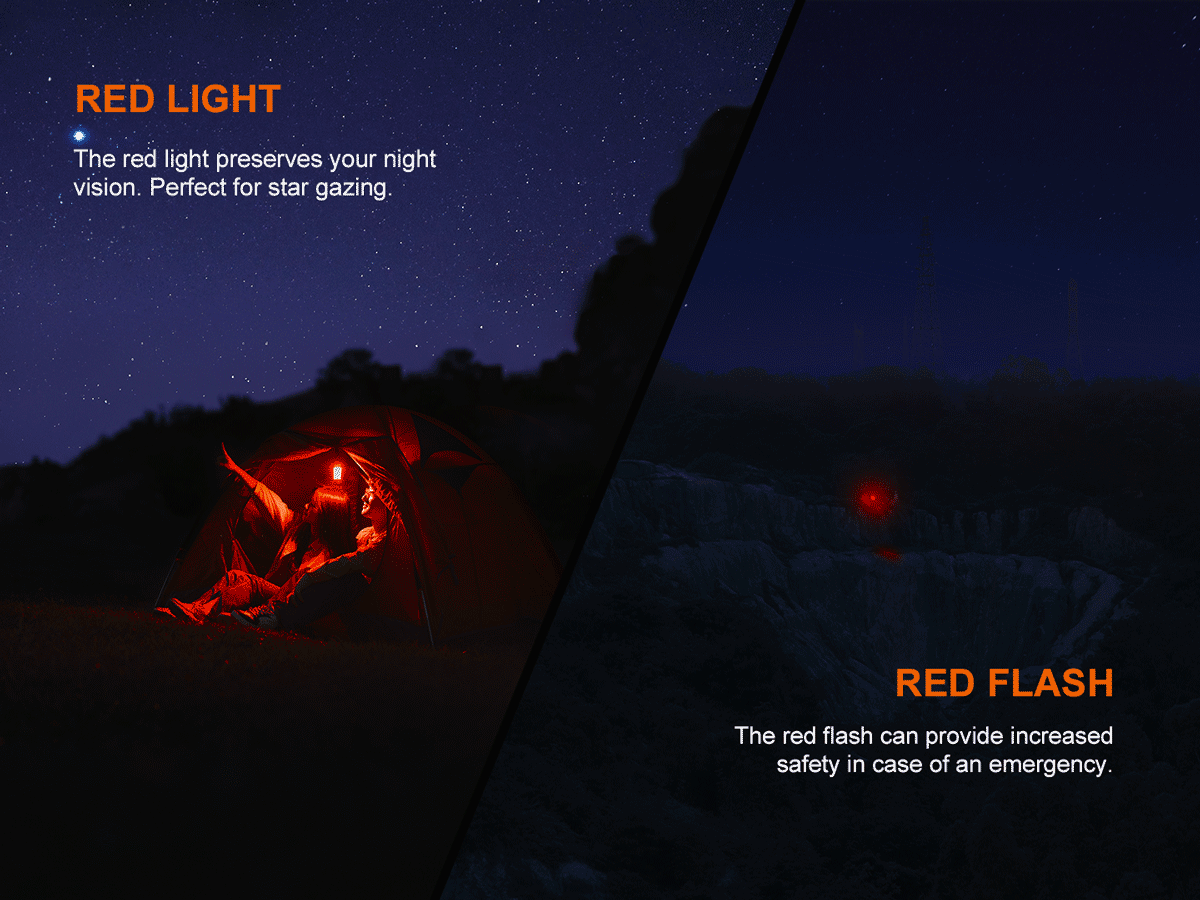 Fenix CL22R Rechargeable Camping Lantern - 500 Lumens, USB-C Charging, Waterproof Outdoor Light for Hiking, Emergency, Power Outages & Backpacking