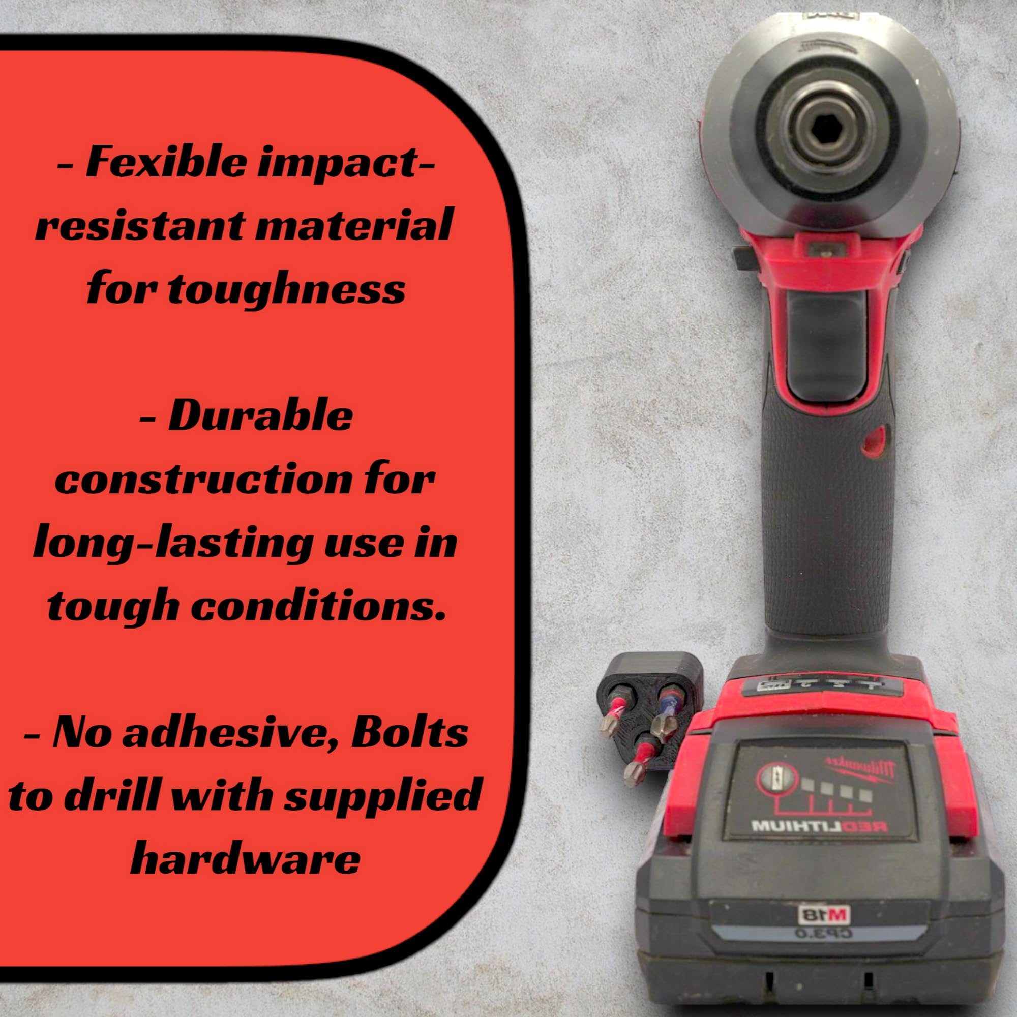 Premium Universal Drill Bit Holder - Magnetic Tool Accessory for Cordless Drills & Impact Drivers | Workshop, DIY Projects & Professional Use