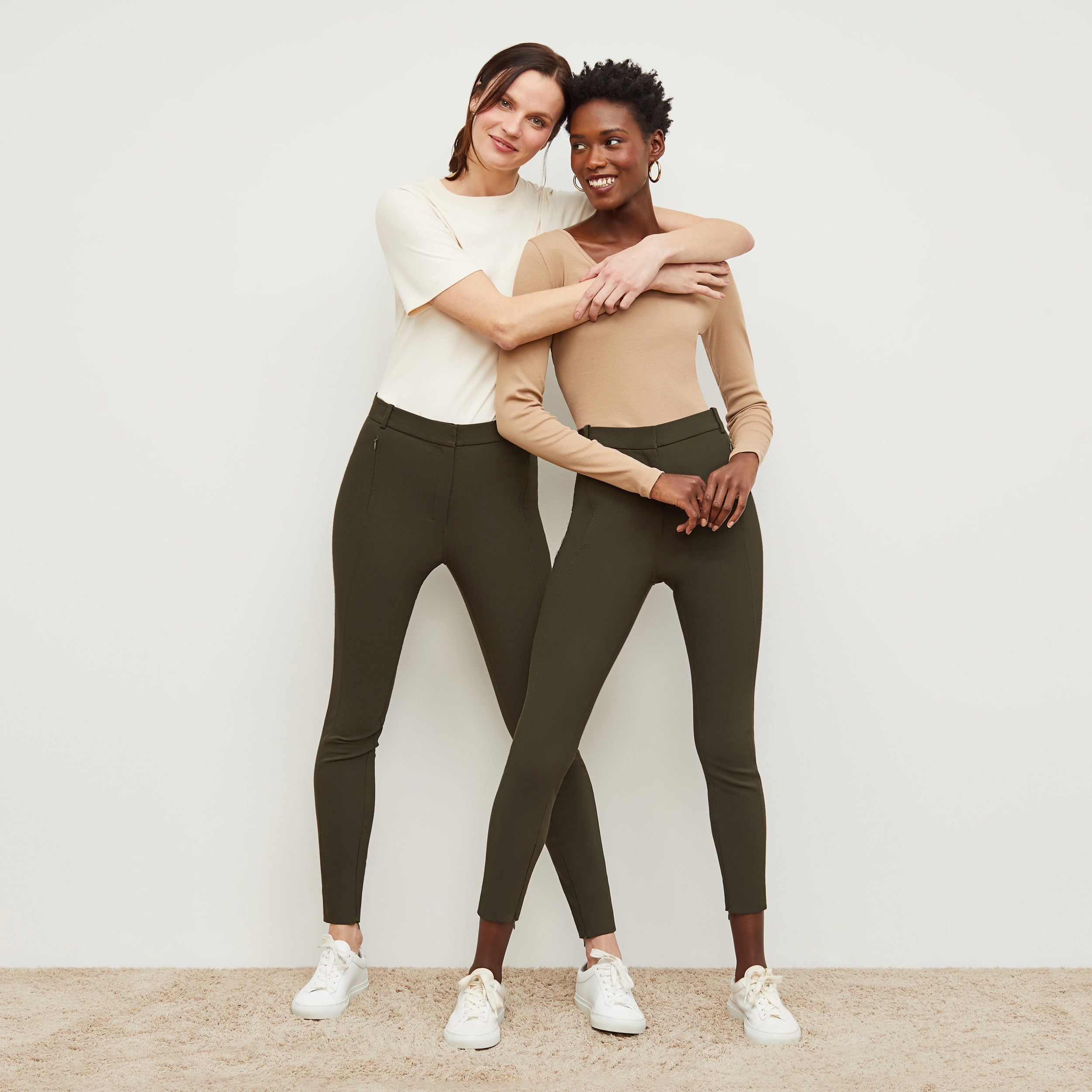 Curie Pant PowerStretch Pro - High-Performance Stretch Pants for Women in Dark Olive | Perfect for Yoga, Hiking & Outdoor Activities