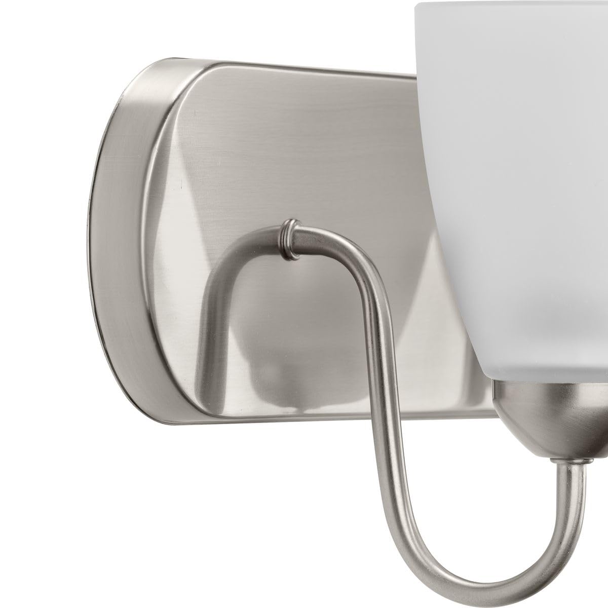 6-Light Brushed Nickel Bathroom Vanity Light with Etched Glass - Elegant Traditional Style for Bathroom, Powder Room, and Dressing Area Lighting
