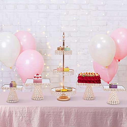 5 Pcs Gold Cupcake Stand