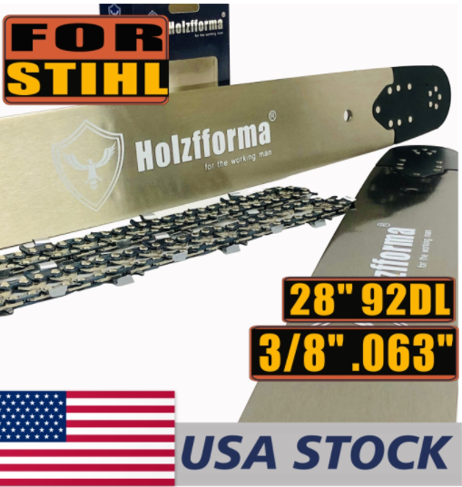 Holzfforma G660 PRO MS660 Chainsaw - 28 Inch Bar & Chain, Carbon Fiber Color, Professional Gas Chainsaw for Heavy-Duty Wood Cutting, Tree Felling, and Firewood Processing
