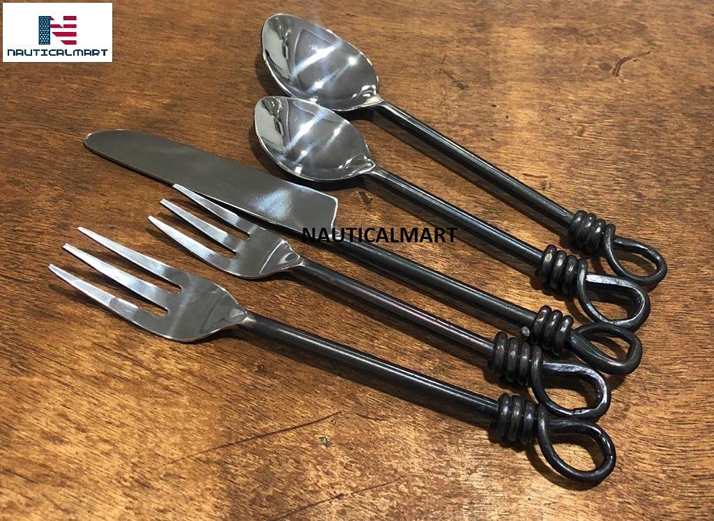 Premium Stainless Steel Flatware Set - 2 Sets (24-Piece) for Dining, Parties, and Everyday Use - Durable & Elegant Cutlery for Home & Restaurant
