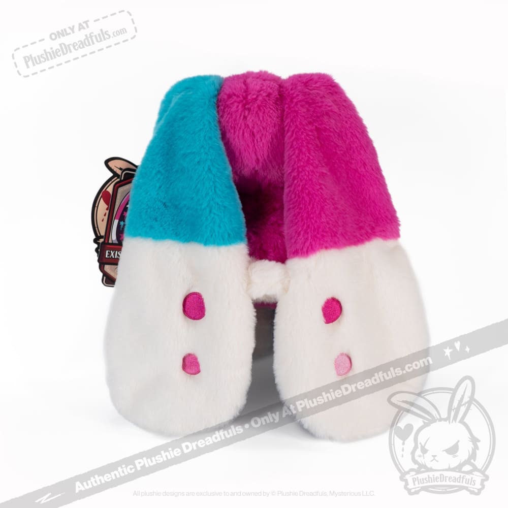 Plushie Dreadfuls Existential Crisis Rabbit - Soft Stuffed Animal Toy for Anxiety Relief & Emotional Support | Perfect for Therapy, Gifts, and Home Decor
