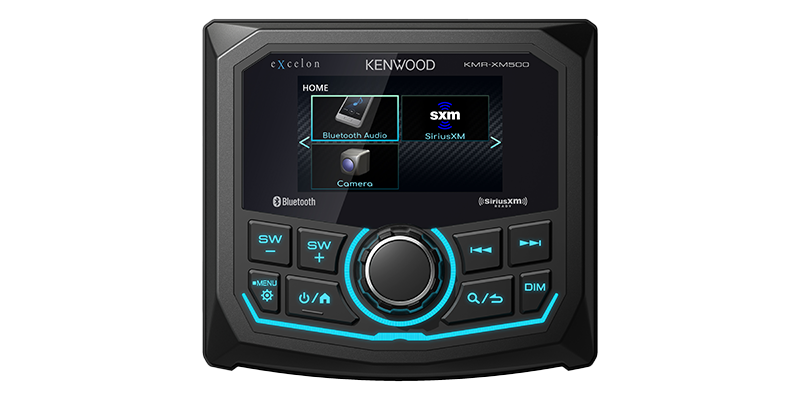 Kenwood KMR XM500 eXcelon Motorsports Digital Media Receiver with Bluetooth - High-Quality Car Audio System for Enhanced Driving Experience