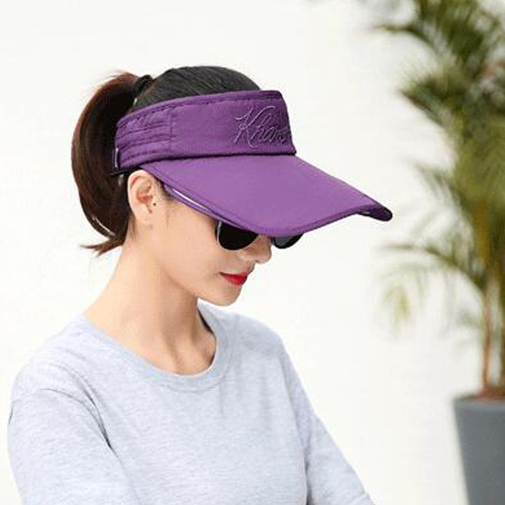 YEKEYI UPF 50+ Sun Hat for Women & Men - Wide Brim Retractable Visor Baseball Cap with UV Protection - Perfect for Beach, Fishing, Hiking & Outdoor Summer Activities