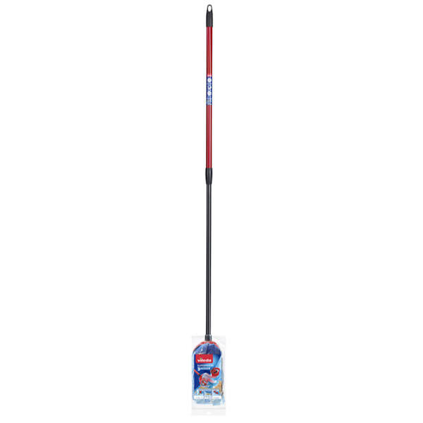 Vileda SuperMocio 3 Action Mop with Extendable Handle - Premium Floor Cleaning System for Hardwood, Tile & Laminate Floors - Perfect for Home, Kitchen & Bathroom Cleaning