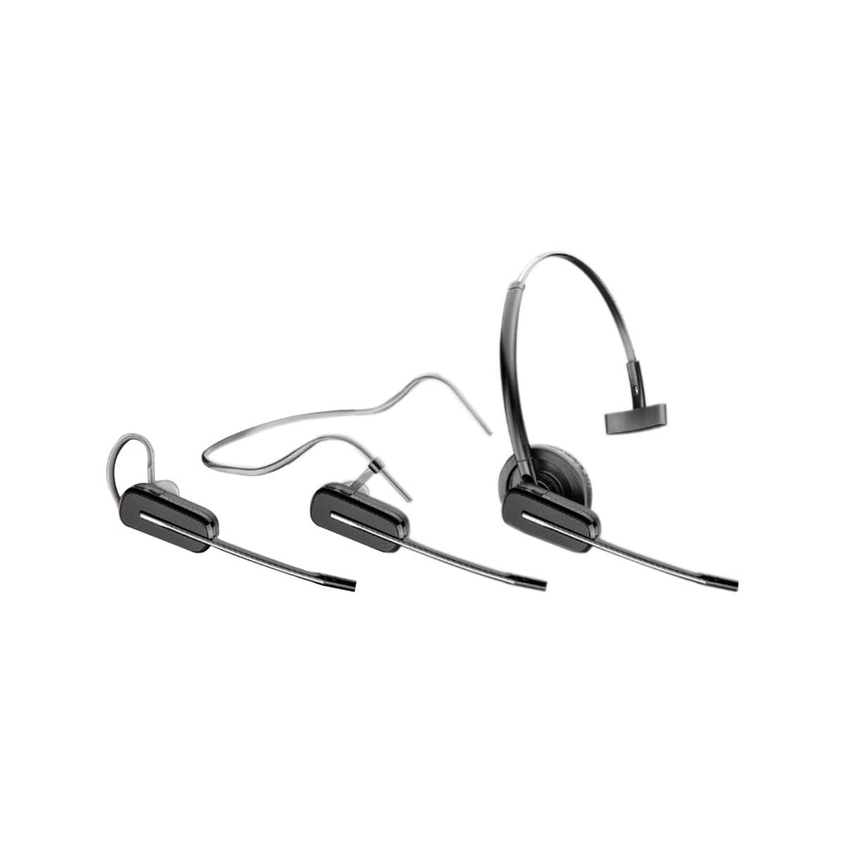 Poly Savi 8245 UC USB A Wireless Headset for PC & Laptop - Noise Cancelling Mic, Comfortable Ear Cushions - Ideal for Home Office, Online Meetings & Remote Work (Black)